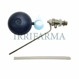 Galleggiante per cassetta WC esterna 3/8" in ottone cromato con palla irrifarma.it
