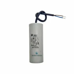 Condensatore di spunto 50 mf a FILI 450V AC con dielettrico