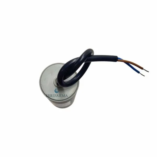 Dettaglio fili Condensatore spunto di marcia 40 uf 450V AC attacco a fili irrifarma.it