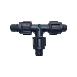 Raccordo Tee rapido per manichetta gocciolante 16 mm (innesto con ghiera) irrifarma.it