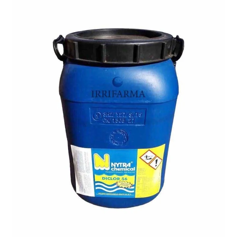 Cloro granulare piscina Nytra 25 kg – Dicloro 56% formato risparmio per scorta lunga irrifarma.it