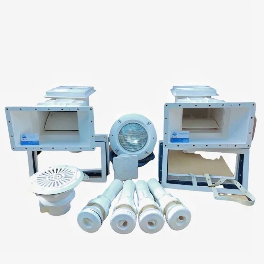 kit piscina interrata circolazione per piscine in cemento armato e casseri a 2 Skimmer irrifarma.it