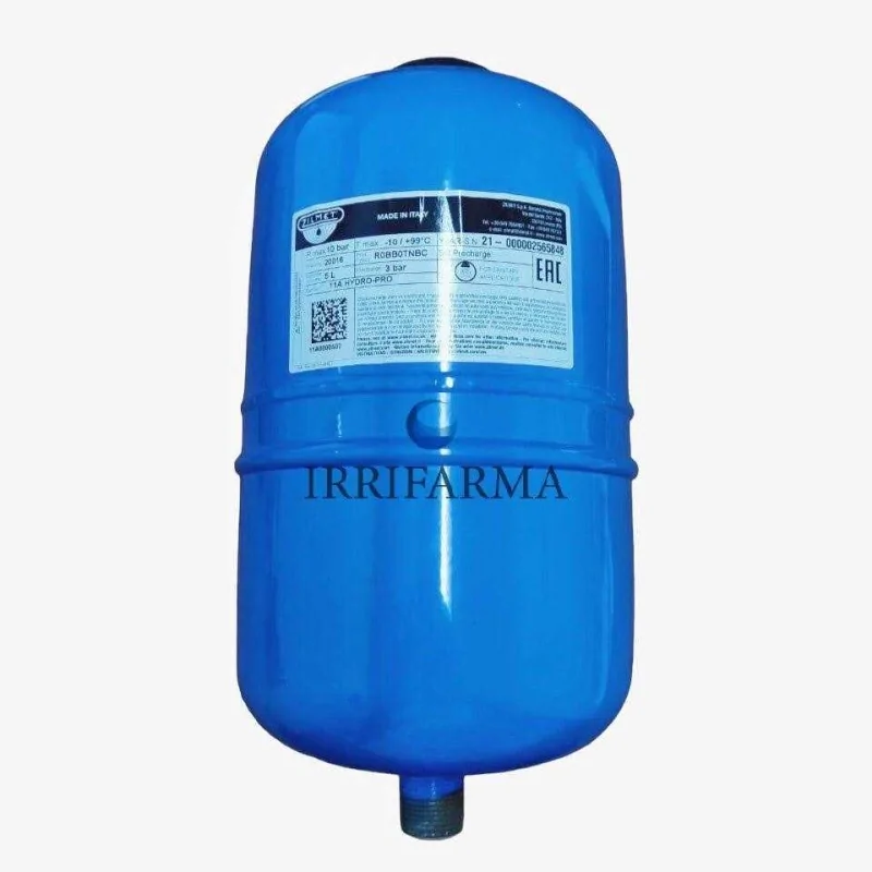 Vaso di espansione Zilmet HydroPro 5 litri per autoclave e anticolpo d’ariete irrifarma.it