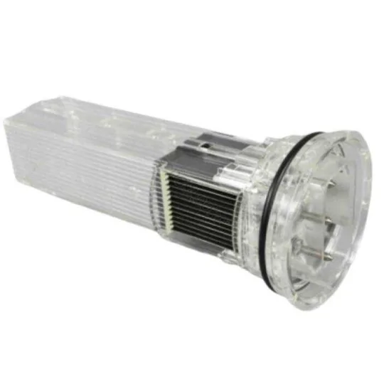 Dettaglio cellula Elettrolisi piscina clorinatore a sale impianto sale per piscine 58 m3 Ecosalt2 15 irrifarma.it