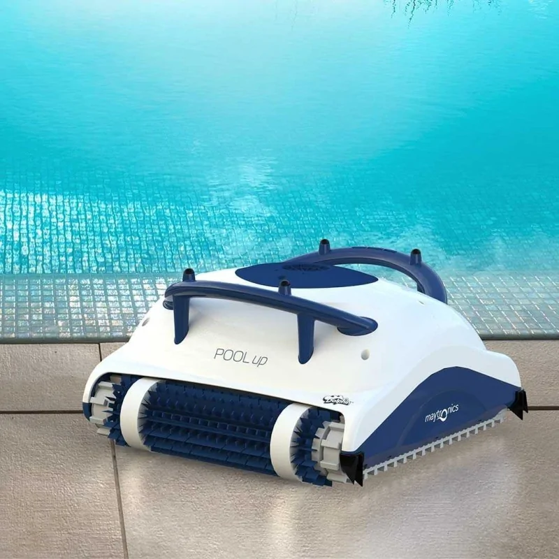 Applicazione Robot per piscina Dolphin POOL UP piscine 8 metri Maytronics irrifarma.it