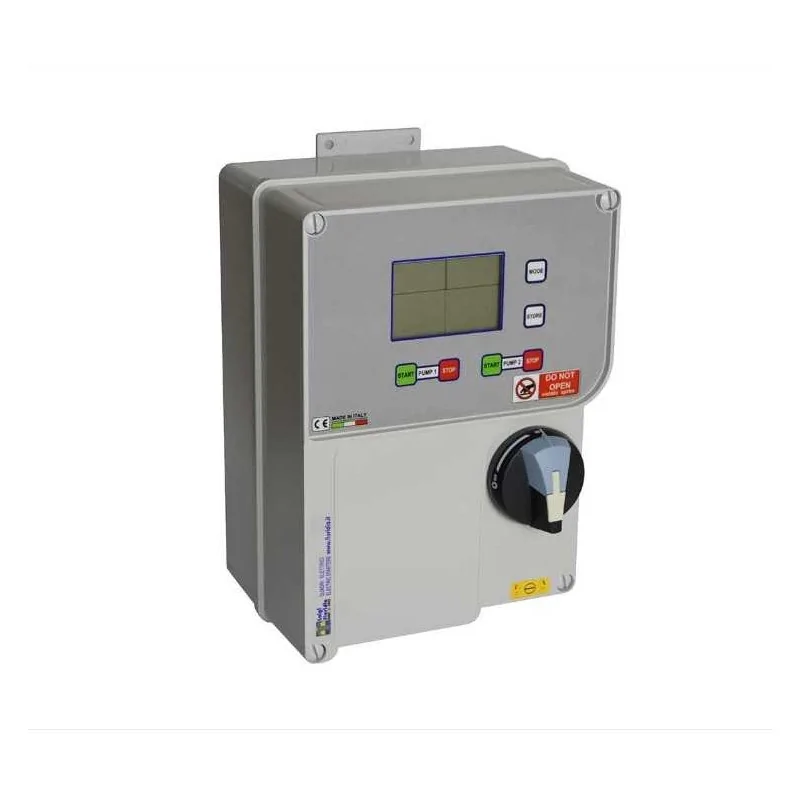 Quadro elettronico avviamento diretto per 2 elettropompe 220V ADEM2P-DE irrifarma.it