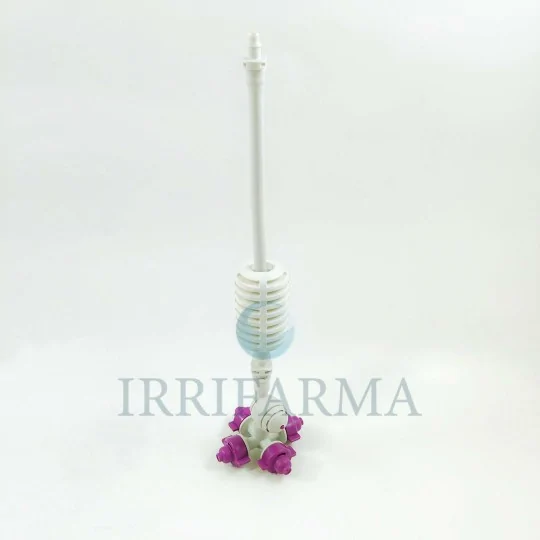 esempio di montaggio Nebulizzatore acqua a croce 5.5 L/h CoolNEt Pro Senza Accessori irrifarma.it