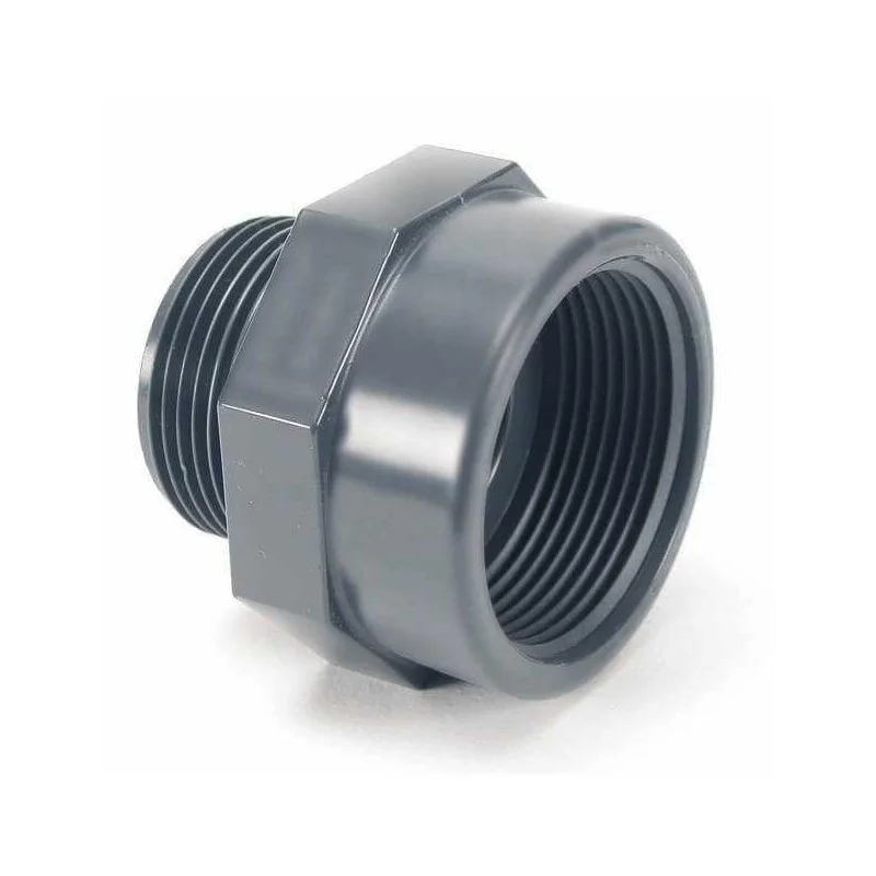 Maggioratore PVC filettato 1"1/2x2" M/F PN16 +GF+ irrifarma.it