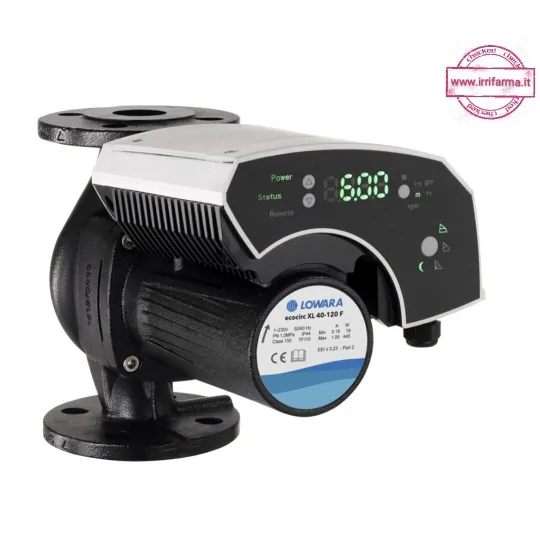 Pompa circolazione efficiente Lowara ECOCIRC XL 80-120 F irrifarma.it
