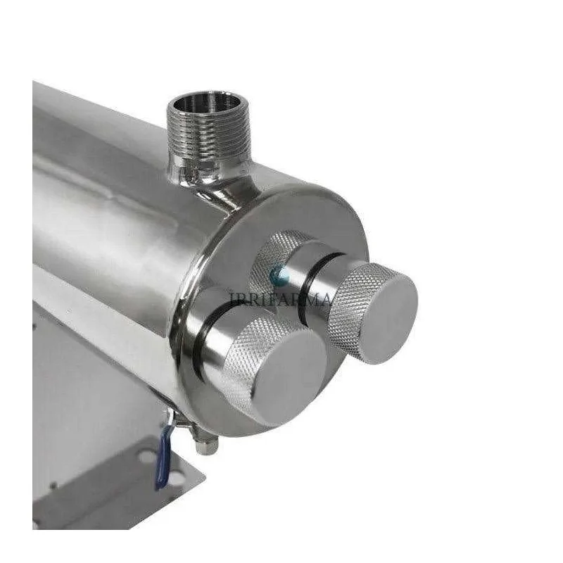 Dettaglio raccordi Lampada uv depurazione acqua sterilizzatore battericida 165W irrifarma.it