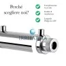 Scheda tecnica Lampada uv depurazione acqua sterilizzatore battericida 165W irrifarma.it