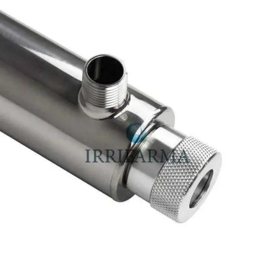 Dettaglio raccordo filettato Lampada uv depurazione acqua sterilizzatore battericida 165W irrifarma.it