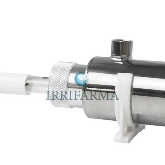 Dettaglio attacco Lampade uv depurazione acque filtro acqua ultravioletti 330W irrifarma.it