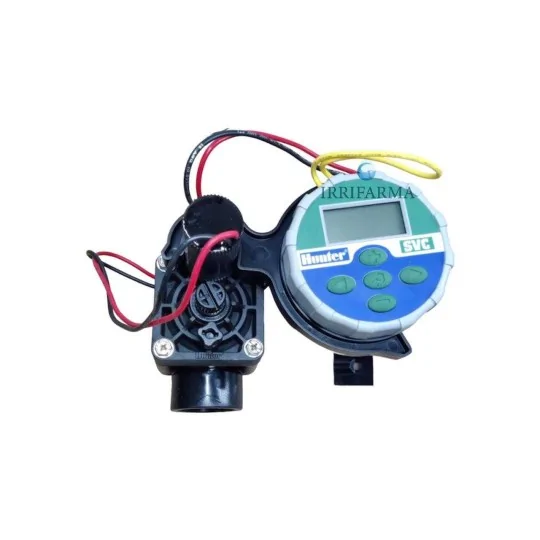 Hunter centralina irrigazione SVC 100 a batteria con Elettrovalvola 1 zona irrifarma.it