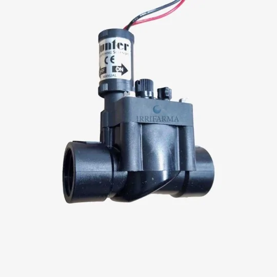 Dettaglio elettrovalvola Hunter centralina irrigazione SVC 100 a batteria 1 zona irrifarma.it