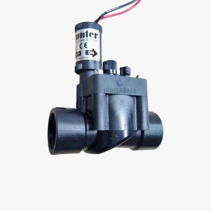 Dettaglio elettrovalvola Hunter centralina irrigazione SVC 100 a batteria 1 zona irrifarma.it