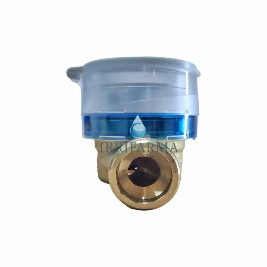 dettaglio bocca uscita Contatore acqua fredda calda 3/4" con quadrante girevole e smart Maddalena SJ Plus irrifarma.it