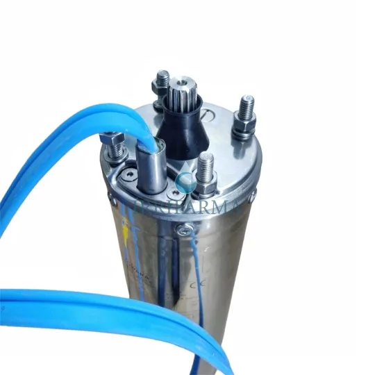 Dettaglio morsetto cavo elettrico Motore sommerso Lowara 4OS11T Trifase 1.5 hp 1.1 Kw irrifarma.it