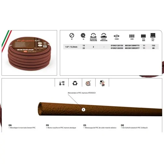 Tubo poroso 1/2” 100 m Slalom | Irrigazione orto e siepi