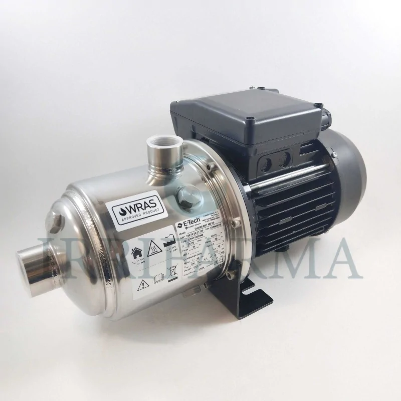 Dettaglio corpo pompa in acciaio Pompa autoclave silenziosa Franklin EH 3/8 | 1.8 Hp 220V 75 L/min 9 Bar irrifarma.it