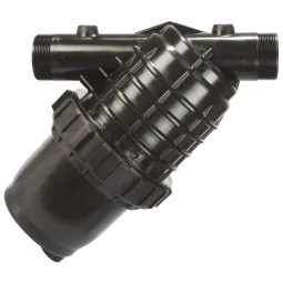 Filtro acqua a rete inox 50 mesh inclinato filettato 1" 1/2 per irrigazione irrifarma.it