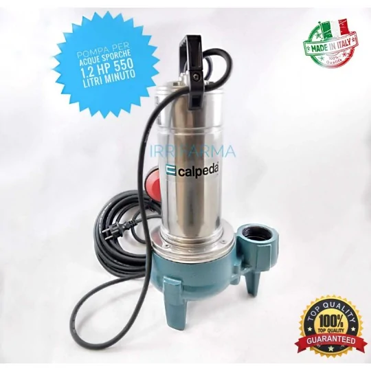 Pompa Acque Sporche Calpeda GQSM 50-08 220v irrifarma.it