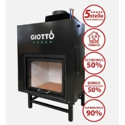 Termocamino a legna Giotto 30 Plus Helios irrifarma.it