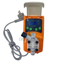 Dettaglio display Pompa dosatrice a impulsi Emec VMS MF 0706 cloro fertirrigazione e prodotti chimici irrifarma.it