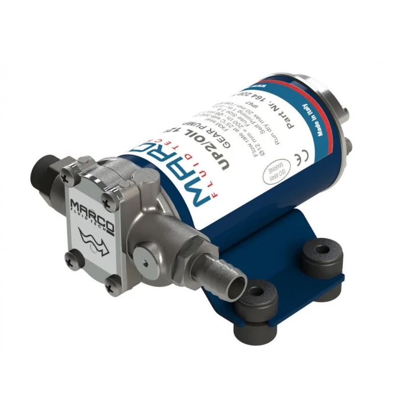 Pompa travaso UP2 OIL 12V per olio e liquidi viscosi Marco