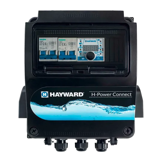 Quadro Elettrico per Piscina Hayward H-Power Connect con Bluetooth e Timer per Pompa e Illuminazione irrifarma.it