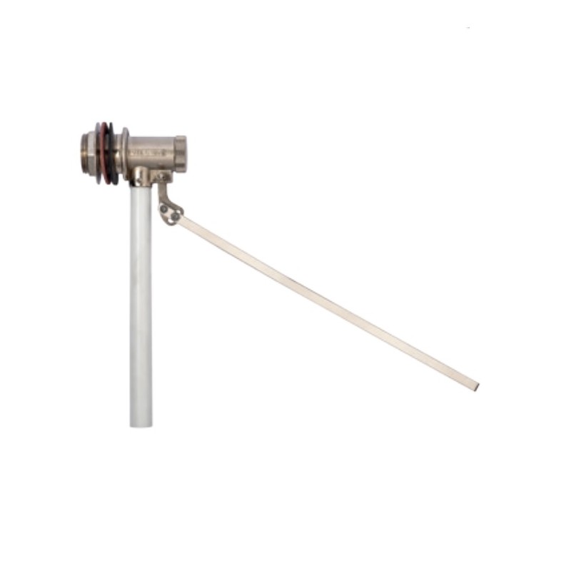 Galleggiante meccanico Rizzo 2000 da 1/2" ad asta piatta irrifarma.it