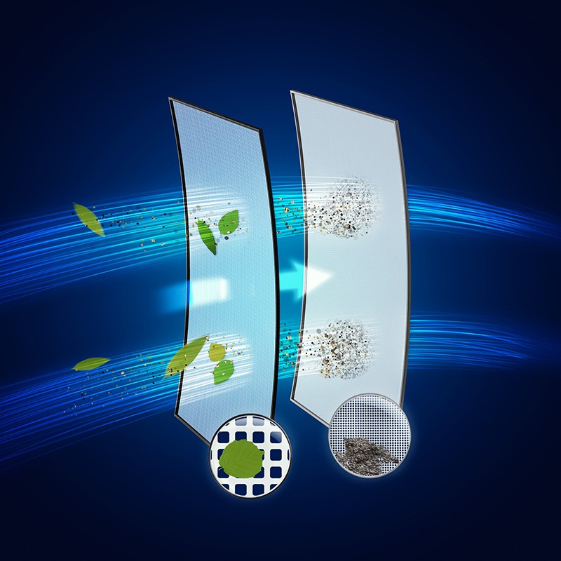 Dettaglio grado di filtrazione Robot Piscina Senza Fili Zodiac RF5600 IQ irrifarma.it
