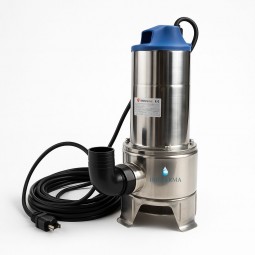 Pompa sommersa acque sporche Vortex Glong DARK-SV10M 1 HP inox 230V irrifarma.it