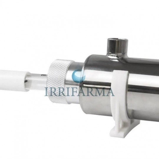 dettaglio Lampada UV per acqua domestica 55W 3/4" sterilizzatore battericida irrifarma.it