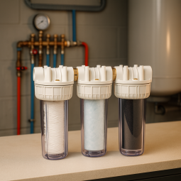 Kit filtri acqua personalizzato sedimenti, carbone e polifosfati irrifamra.it