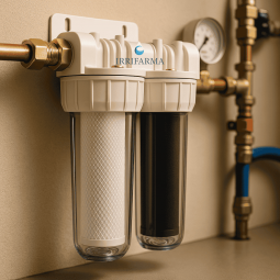 Filtri acqua a 2 stadi sedimenti e carbone attivo 1" irrifarma.it