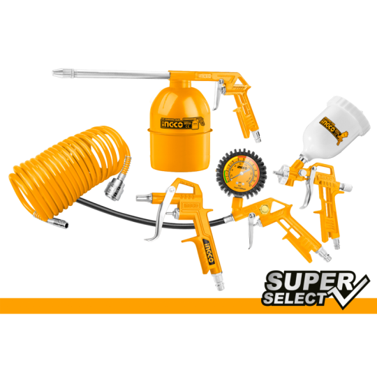 Set 5 utensili pneumatici per compressore INGCO irrifarma.it