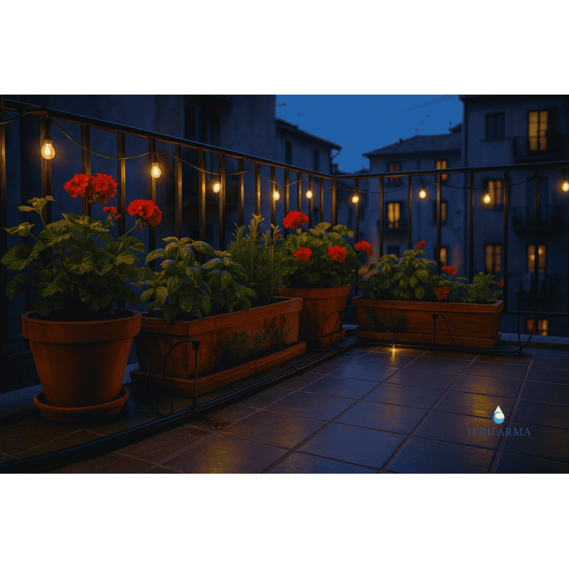 Kit irrigazione a goccia vasi automatica: fiori sempre belli