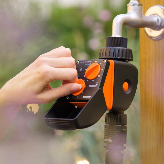 Dettaglio programmatore Kit Irrigazione a goccia vasi automatica : 115 pz completo con programmatore irrifarma.it