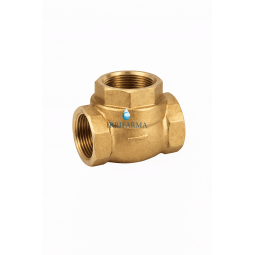 Valvola di non ritorno a clapet RIV 2251 in ottone F/F (sede gomma) irrifarma.it