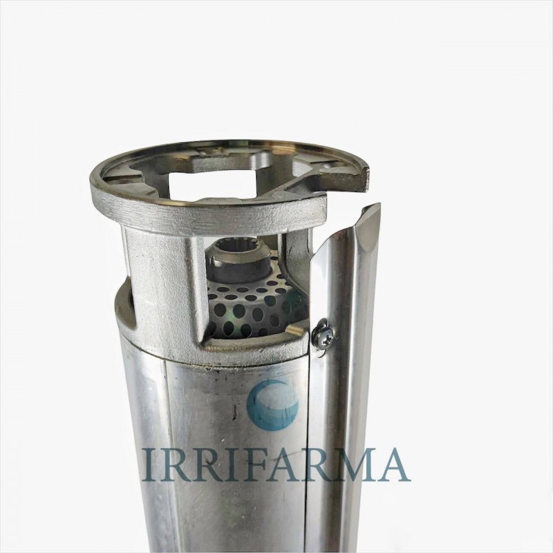 dettaglio accoppiamento motore Corpo pompa sommersa Lowara 6GS22 per pozzi 4" 140 L/min irrifarma.it