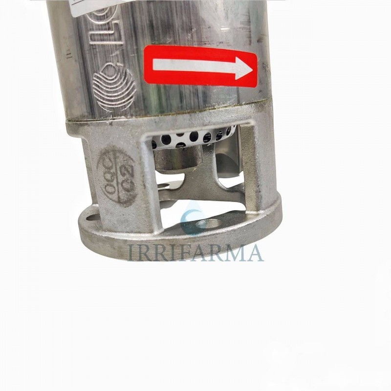 Dettaglio griglia protezione girante Corpo pompa sommersa Lowara 6GS22 per pozzi 4" 140 L/min irrifarma.it
