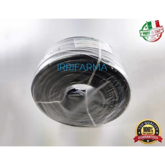 Dettaglio vista frontale Tubo Refittex per irrorazione in PVC 40 bar 10x16 mm FITT – rotolo 100 metri irrifarma.it