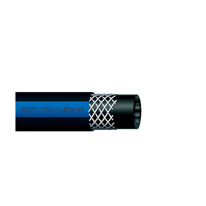 Dettaglio struttura Tubo Refittex per irrorazione in PVC 40 bar 10x16 mm FITT – rotolo 100 metri irrifarma.it