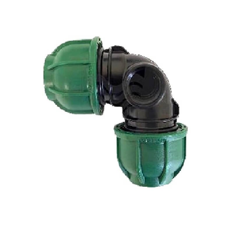 Gomito a compressione con derivazione Pop-up 25 mm x 1/2" PN10 irrifarma.it