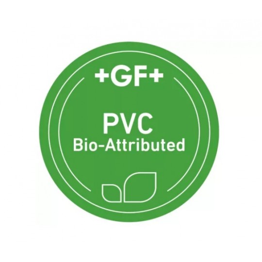 dettaglio materiale Gomito 90° PVC M/F ad incollaggio PN16 +GF+ – Ø50 e Ø63 irrifarma.it