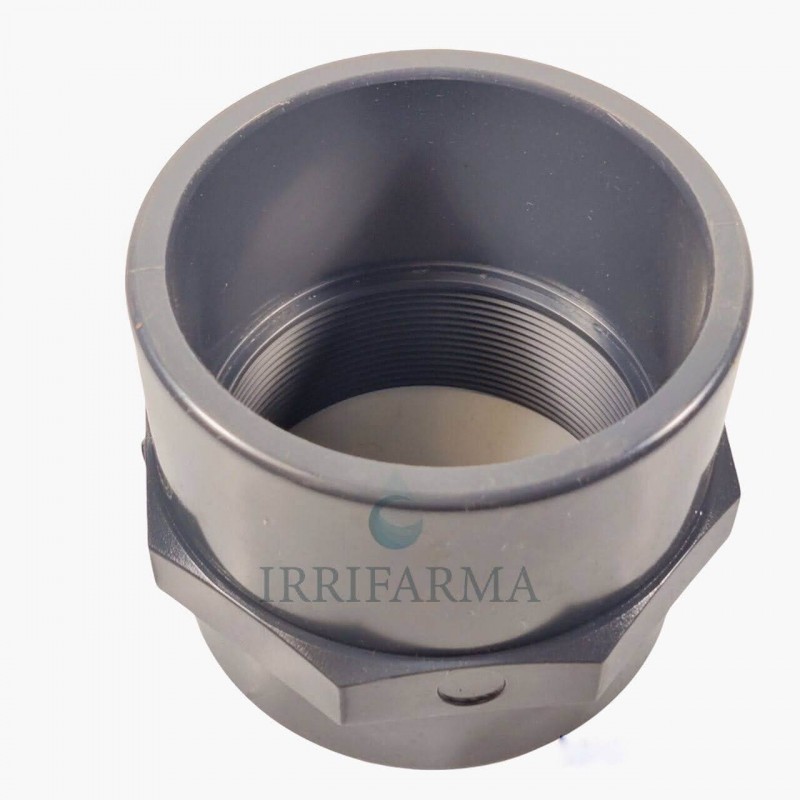 Manicotto di passaggio PVC incollaggio/filettato PN16 +GF+   irrifarma.it
