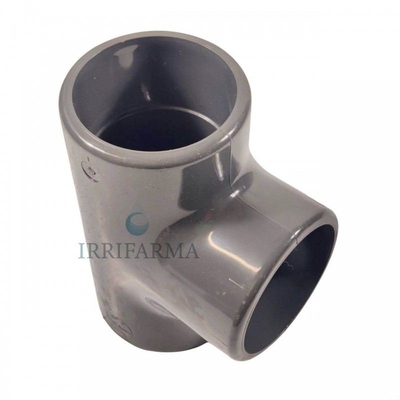 Tee PVC di derivazione con filetto femmina centrale PN16 +GF+ irrifarma.it