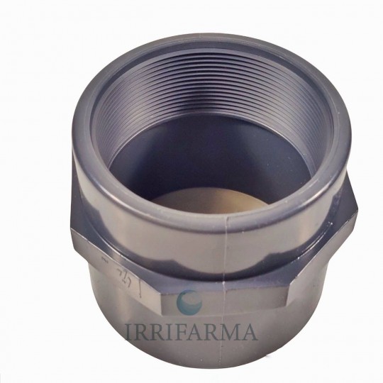 Manicotto PVC filettato femmina PN16 +GF+ | 1/2"–4"