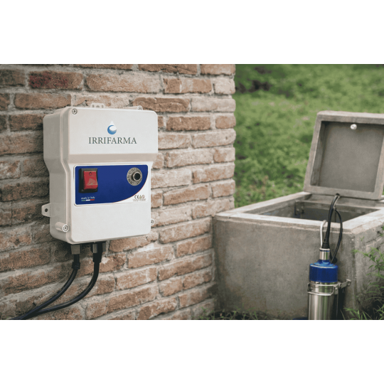 esempio di applicazione Quadro comando pompa sommersa monofase 3 hp 220v Salupo irrifarma.it